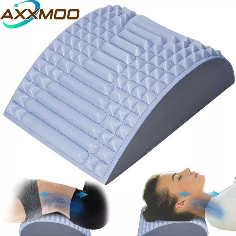 1Pcs Back and Neck Stretcher Refresh Sciatica Fatigue Relief Pillow Back Stretcher for Lower Back Fatigue Relief Device