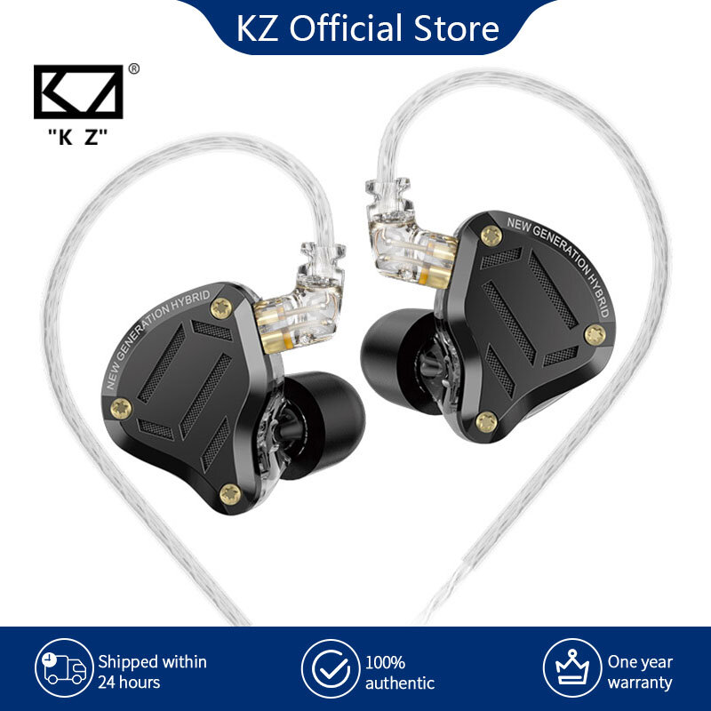 KZ ZS10 프로 2 메탈 이어폰, 하이파이 인이어 베이스 이어버드, 4 레벨 튜닝 스위치 헤드폰, 스포츠 모니터, 사운드 소음 감소 헤드셋