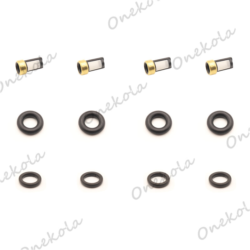 Brandstofinjector reparatie kit orings filters voor bmw 320i 325i 325ci e46 m54 1427240 13537546244 13537546245
