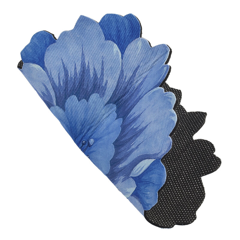 Blendender Teppich aus Lotus-Design für eine elegante Hochleistungs-Saugfähig keits matte für Garderoben am Bett und mehr!