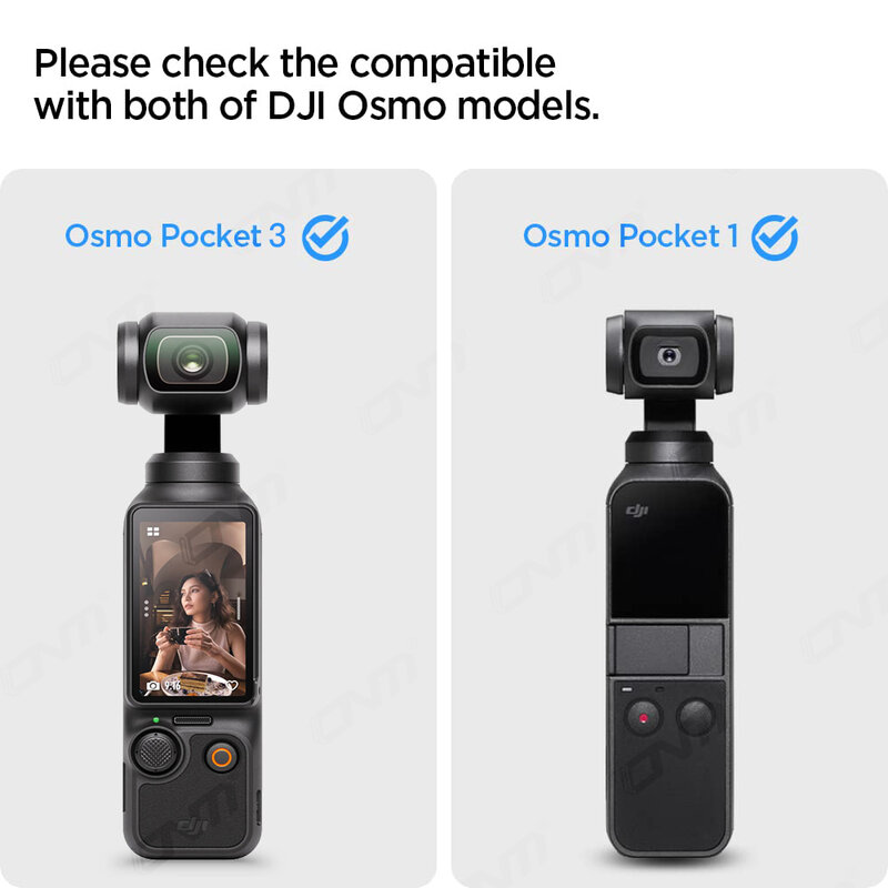 ฟิล์มแก้วป้องกันสำหรับกล้อง DJI OSMO Pocket 3อุปกรณ์ป้องกันหน้าจออุปกรณ์ฝาครอบกิมบอลฟิล์มสำหรับ DJI Pocket 3 Action Camera