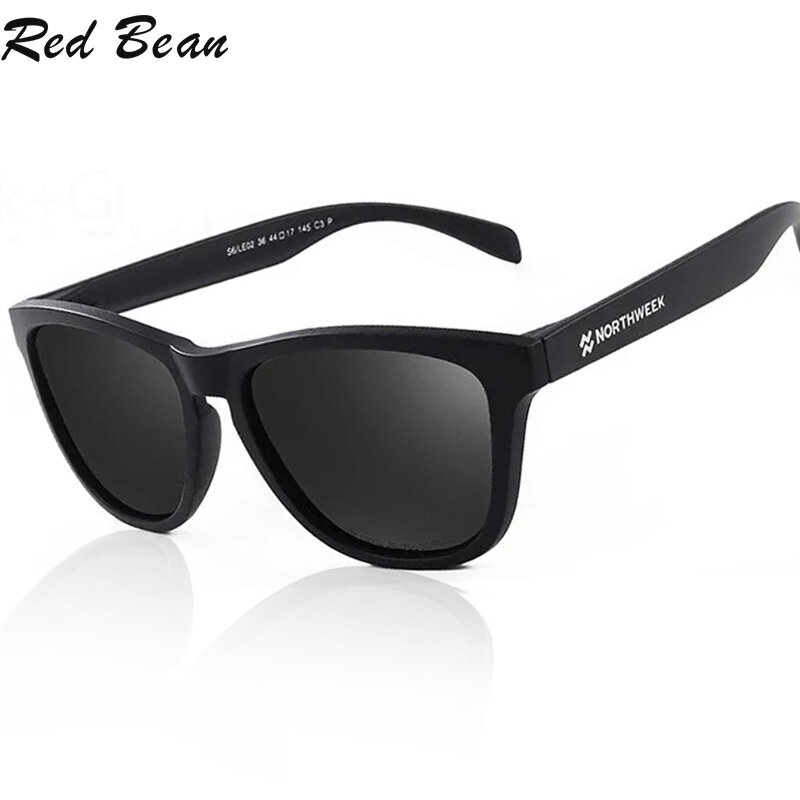 Kacamata hitam desain bermerek kacamata hitam pria wanita Retro Northweek kaca matahari untuk pria Pria UV400 kacamata cermin pantai nuansa wanita
