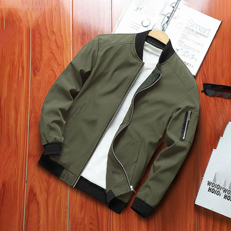Ветровка мужская повседневная, куртка-бомбер в стиле милитари, армейская бейсбольная куртка, уличная одежда для кемпинга, 4XL, осень