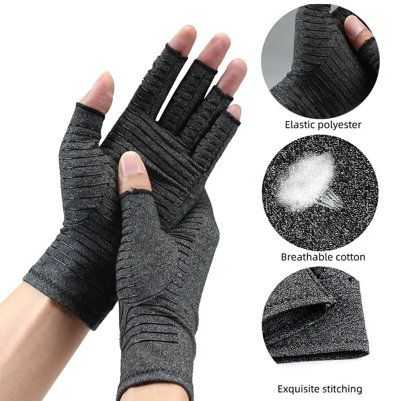 1 пара компрессионных перчаток для снятия боли в суставах