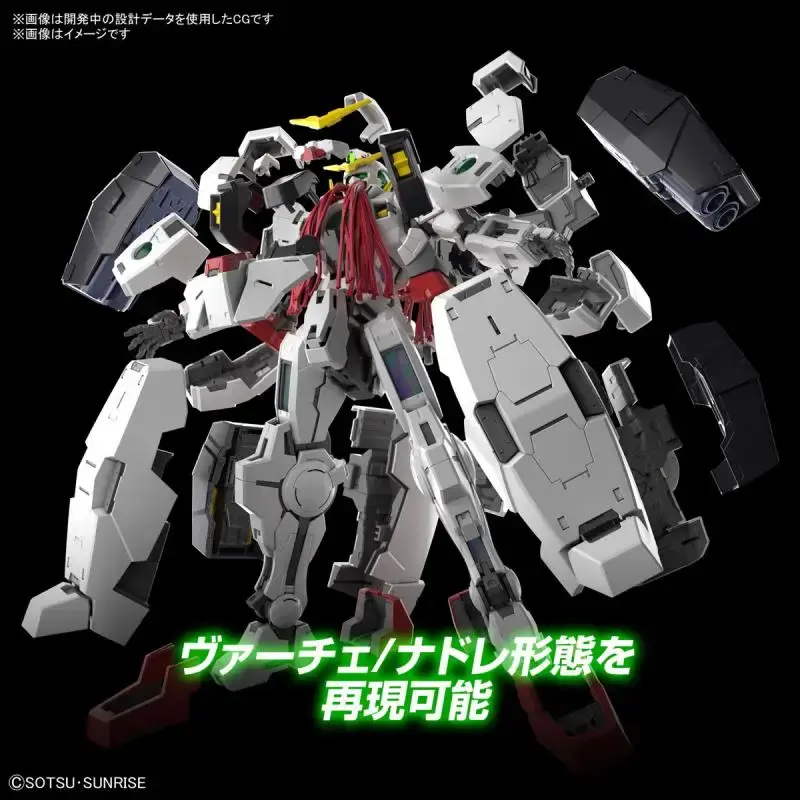 Bandai Original Anime Figura Modelo de Brinquedo para Meninos, Mobile Suit Gundam, Coleção de Ação Gundam Virtude, MG 1: 100 em Stock