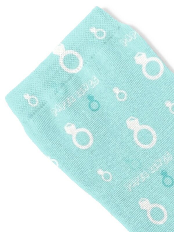 Anéis de papel padrão meias para homens e mulheres, meias para crianças, novo