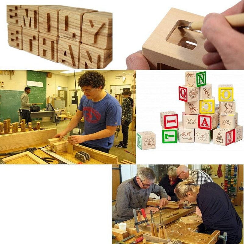 Basswood Carving Kits, Blocos de madeira inacabados para escultura em madeira, Hobby Art Crafts