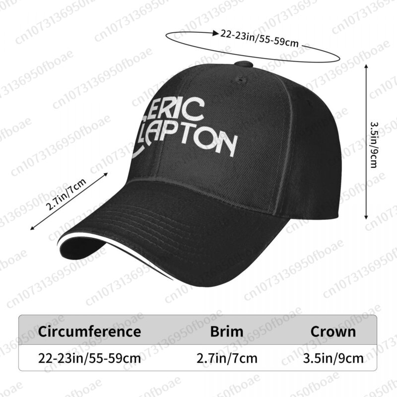 Eric Clapton Logo W Baseball Caps Hip Hop Sandwich Cap Men Women Adjustable Outdoor Sport Hats
