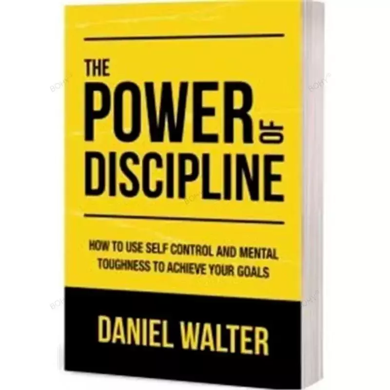 O Poder da Disciplina-Daniel Dee, Motivational Self-Help English Book, Brochura, 1 Livro