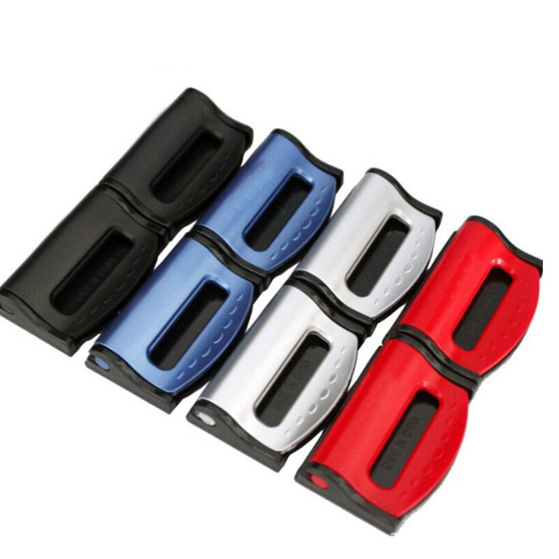 2pcscar cinto de segurança ajustável automático stopperlimiterextendersafety cinto clipseat clipcar interior segurança produtos