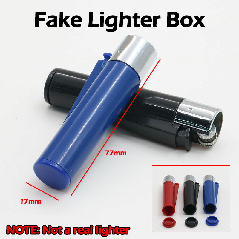 2PCS/bag Private Money Box Fake Lighter Secret Home Diversion Stash Can Container Hiding Storage Compartment Outdoor Tools