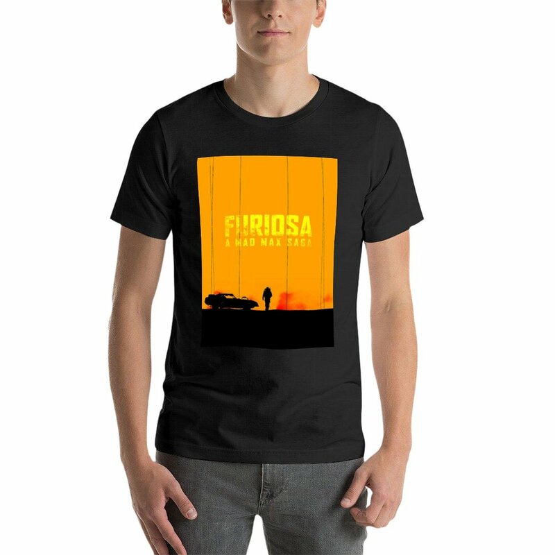 T-shirt vintage Furiosa A Mad Max Saga pour homme, vêtement de sport pour garçon