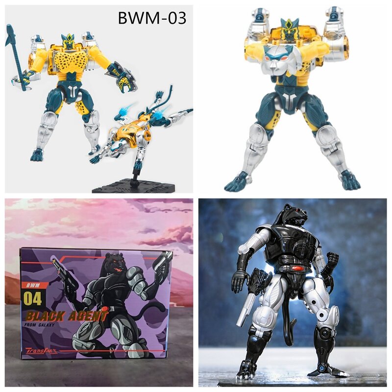 Transart-figura de acción transformable TA BWM-03 Ravage BWM03 Cheetor Beast War, Robot KO, modelo, juguetes con caja