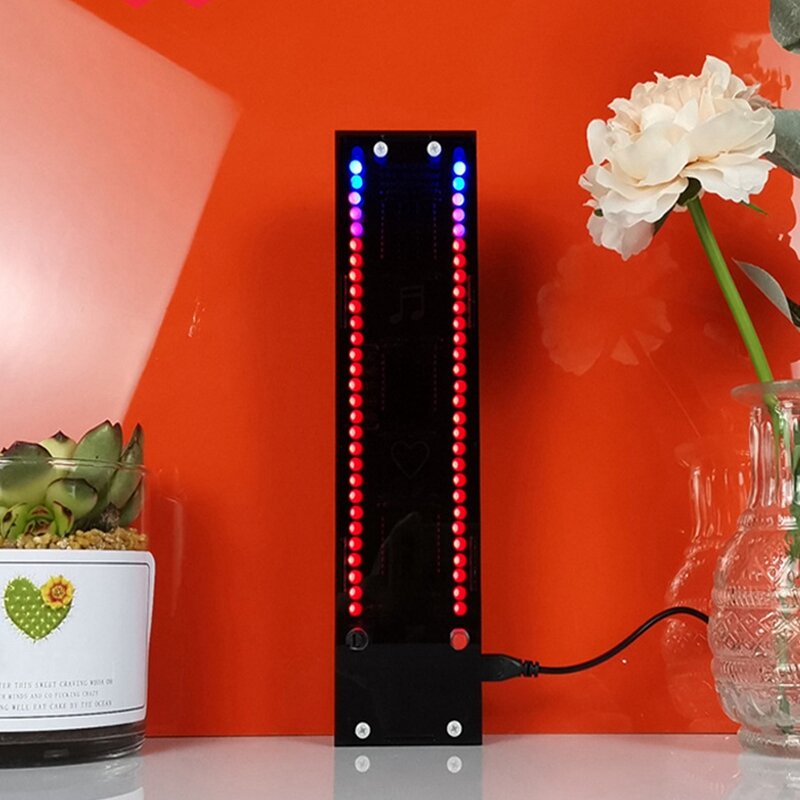 Komponen Elektronik Warna Lampu Ritme Musik Yang Dikontrol dengan Kabel Suara DIY