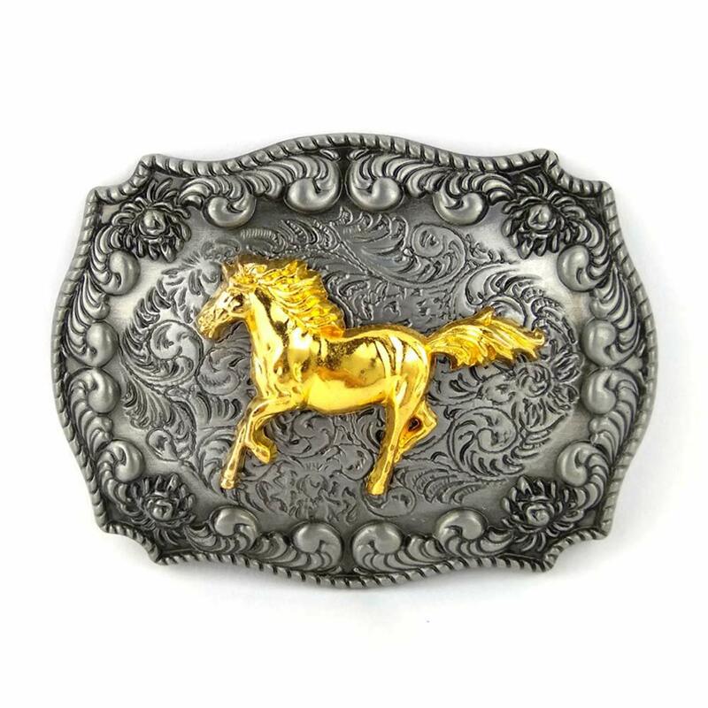 Western cowboy belt buckle for belt accessories Custom buckle