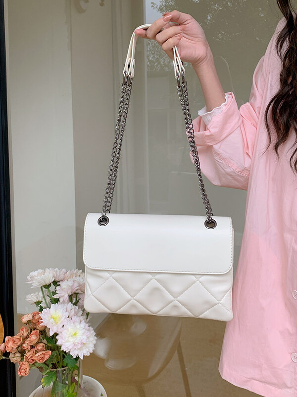 CGCBAG moda prosta damska kwadratowa torba na ramię marka luksusowy projektant torebki wysokiej jakości PU skóra mała torba typu Tote damska