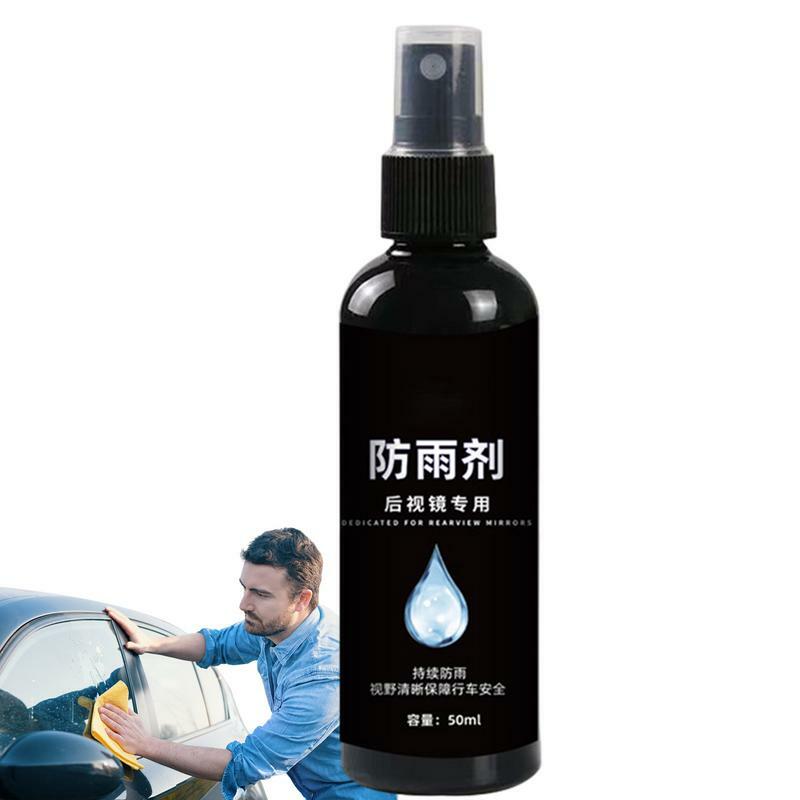 Agente antiappannamento per vetri auto 50ml Spray idrorepellente per il blocco dell'acqua con effetti istantanei forniture per la pulizia della casa per auto