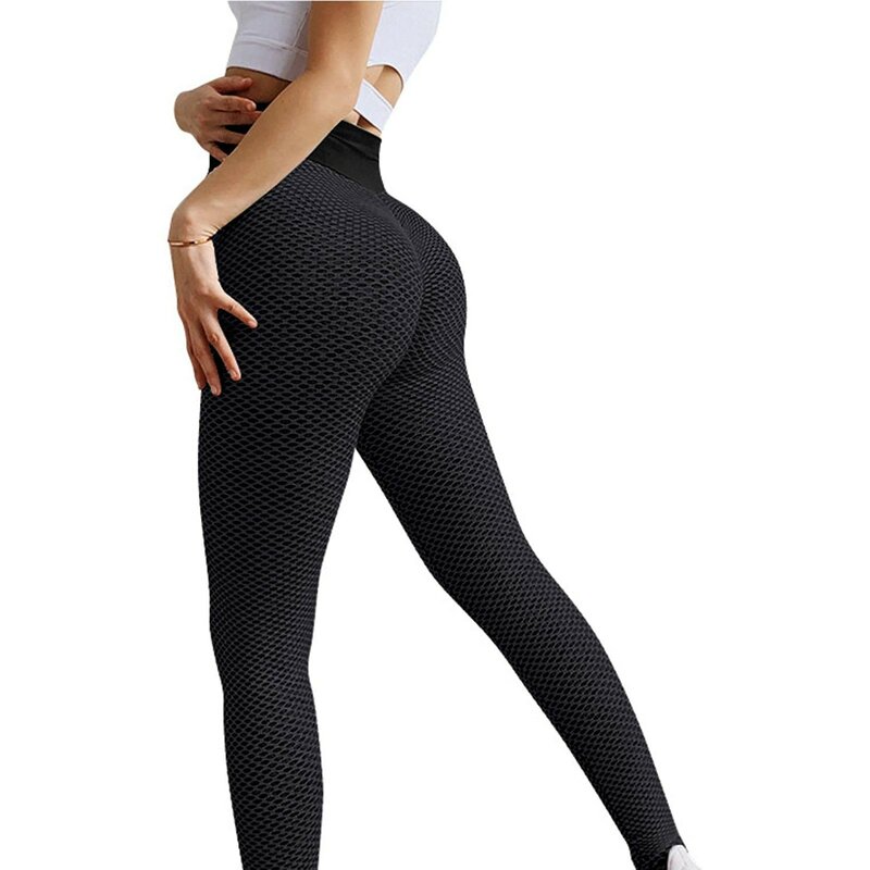 Women's Fashionable Patchwork Sports Fitness Yoga Pants High Waisted Lifting Buttocks Tight Fitting Pants Female Leggings
