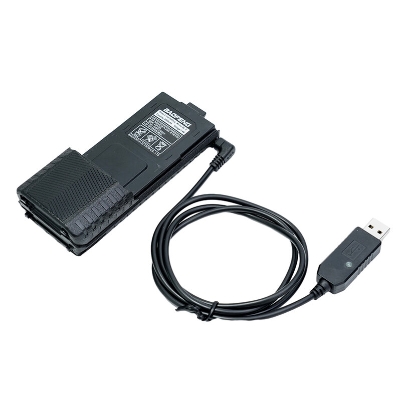 For BaoFeng Walkie Talkie USB Charger Cable For UV-5R UV-82 3800mAh UV-S9 Plus BF-B3 Plus AR-152 Walkie Talkie Ham Two Way Radio