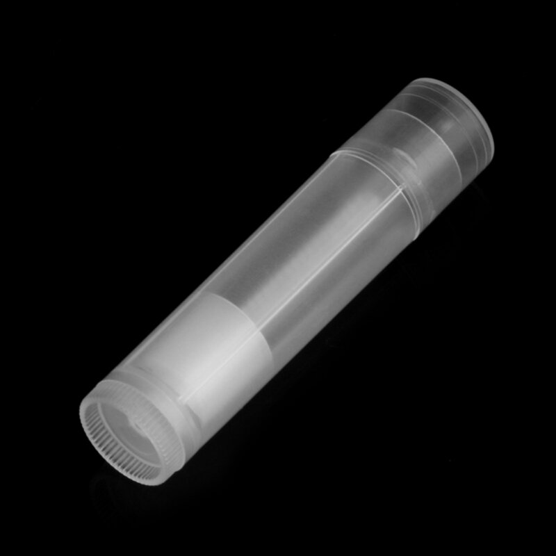 D0AB 1 unidad tubos bálsamo labial Vacío claro, contenedores lápiz labial transparente