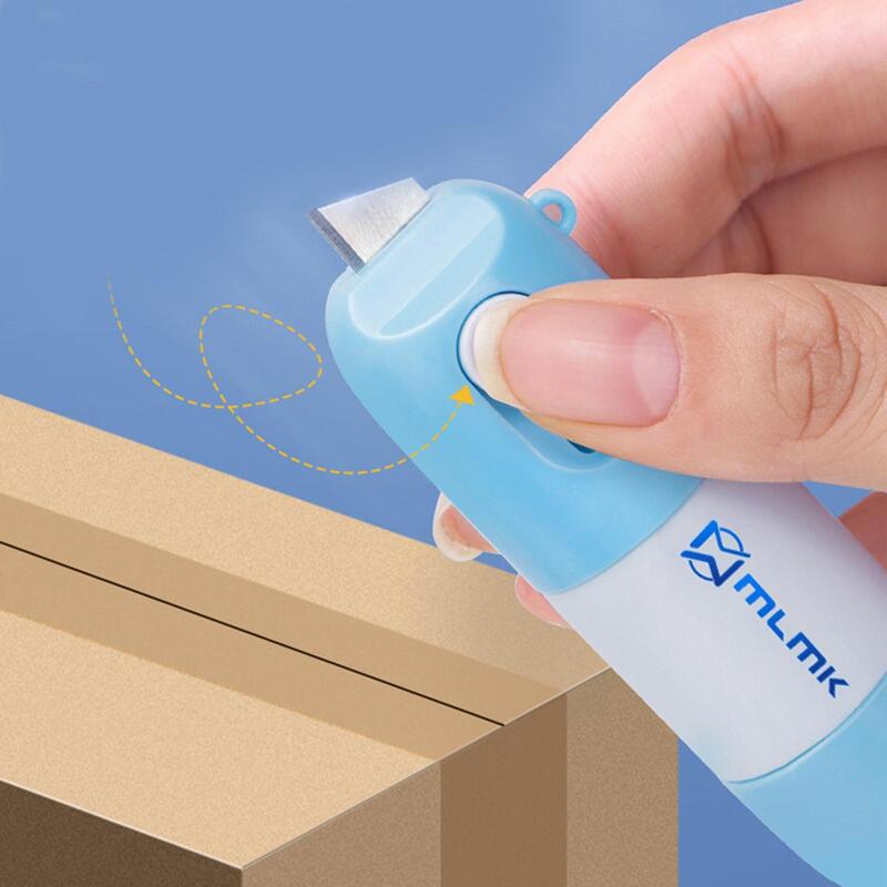 2 IN 1 Thermal Paper Correction Liquid Parcel Box Opener Knife Cartoon Express Tool Identity Privacy Protector Eraser
