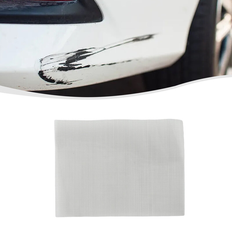 ตาข่ายซ่อมกันชนรถ1ชิ้นรูซ่อมลายพลาสติกตาข่ายสแตนเลสเสริมแรงตาข่าย15*20ซม. ซ่อมรถบั๊มเปอร์