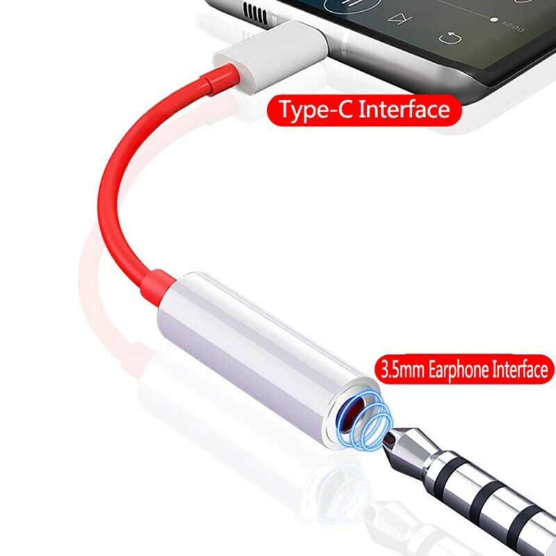 Type C To 3.5mm Headphone Jack Adapter Audio Aux Cable Phone Accessories Earphone Jack Adapter