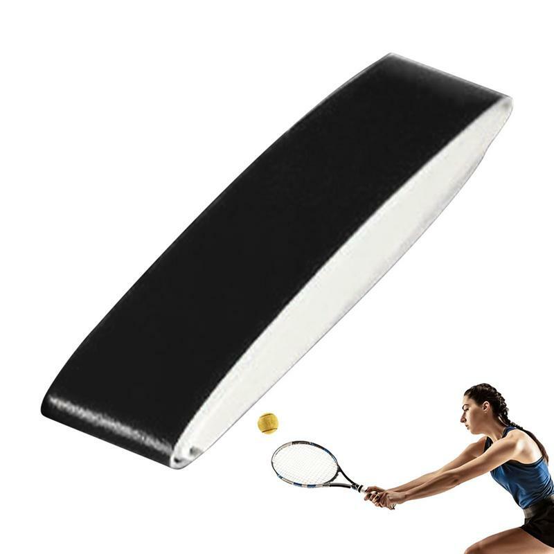 Cinta de protección de raqueta de tenis, adhesivo sin costuras de PU, pegatinas de marco de raqueta, resistente al desgaste, grueso