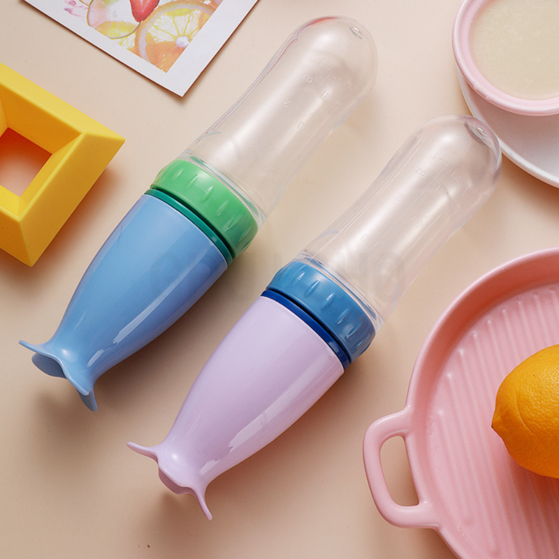安全な新生児用哺乳瓶,90ml,乳児用母乳育児スプーン,牛乳瓶,食品補修ツール