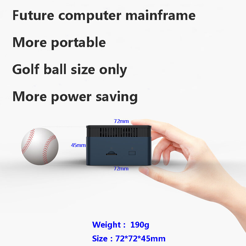 Morefine M6S Computador Portátil para Jogos, Mini PC, Intel 12th Gen, N100, 12G DDR5, 512GB 1TB, Janela 11, 4K 60Hz, HDMI, Mini PC Gamer