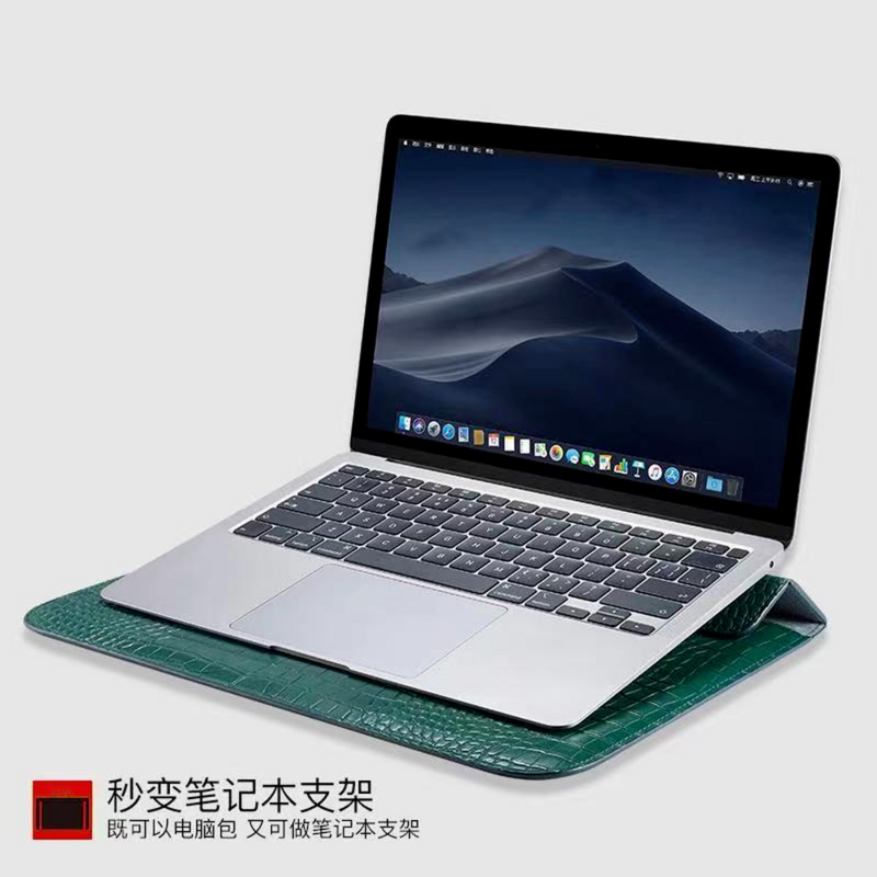 Custodia per Laptop con lettere personalizzate gratuite per custodia Macbook Air 13 11 13.3 15.4 custodia per Laptop in pelle con busta Unisex Retina