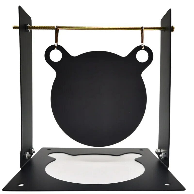 Objetivo de entrenamiento de 10cm con forma de oso de acero, piezas creativas, portátil, duradero, al aire libre, objetivo colgante de tiro