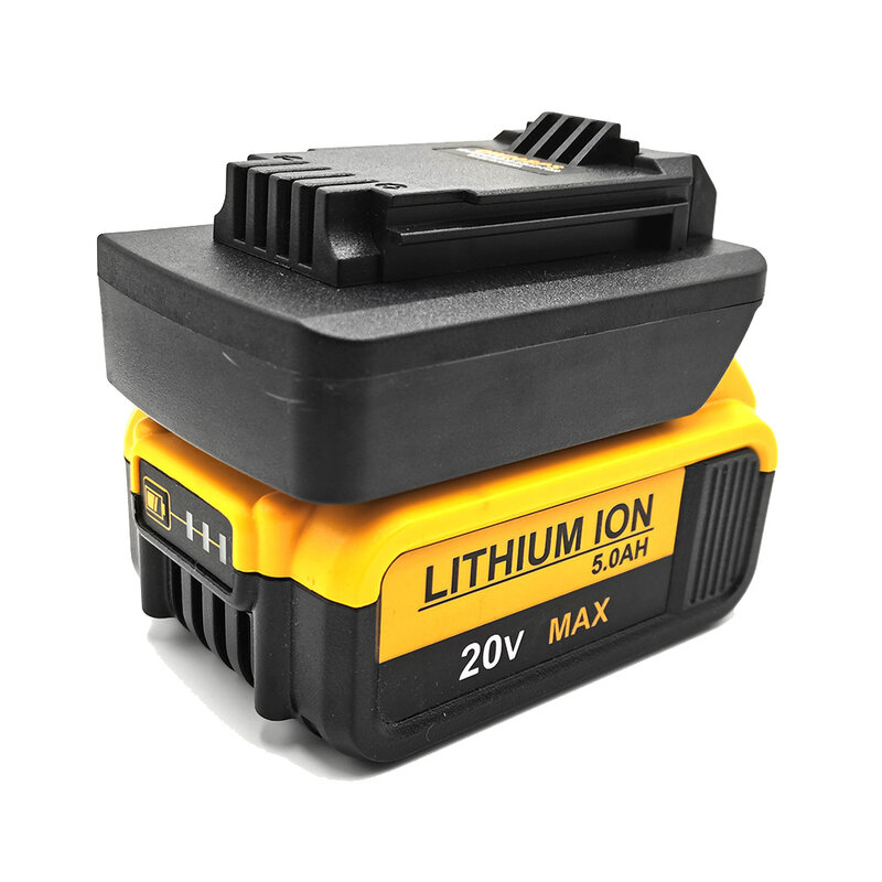 Adaptateur de batterie pour batterie au lithium Dewalt 18V/20V, outil abrasif à Black & Decker vitation Cable Stanley 18V 20V