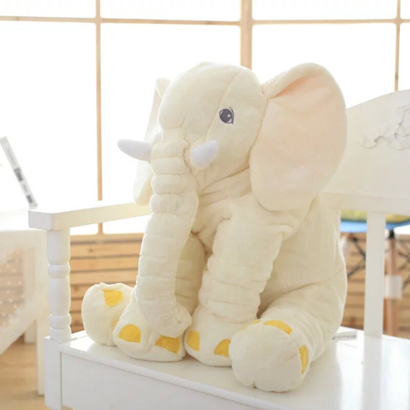 40 см, 60 см, 80 см, Kawaii, плюшевый слон, кукла, игрушка, детская игрушка, Подушка для спины, милый мягкий слон, детская сопровождающая стандартная игрушка
