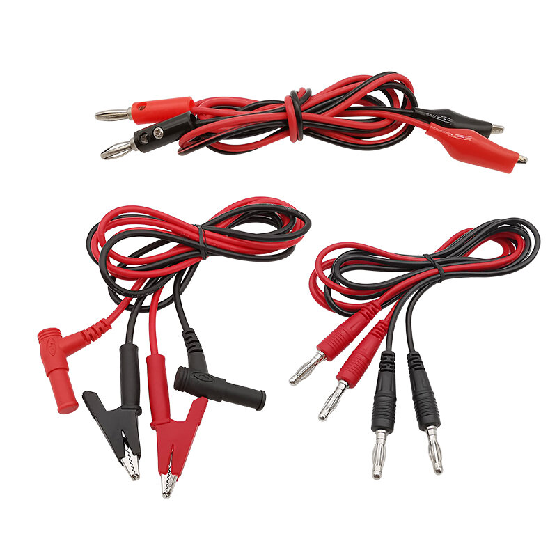 1 Stück Universal-Multimeter-Test kabel 4mm Bananen stecker an Krokodil klemmen/4mm Bananen stecker/Test haken/Sonden-Nadelspitzen kabel