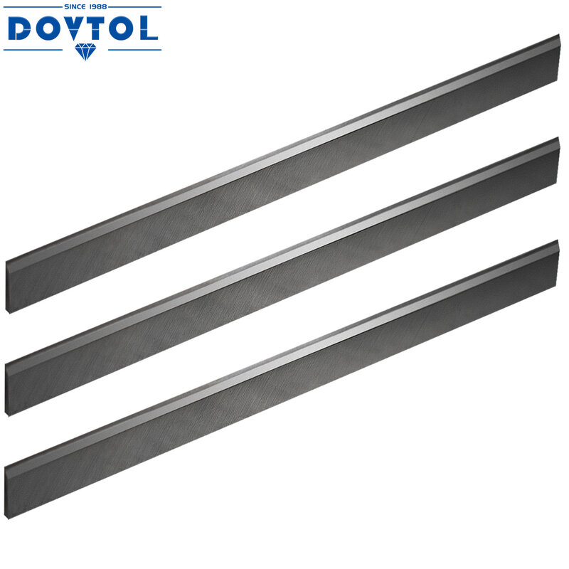 TCT Planer Blades 160x30x3mm jointer Knives 3pcs set Replacement for 4-side planer Vertical milling High speed press planer  etc