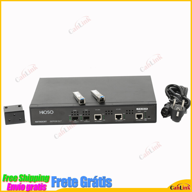 2 PON Epon Mini 2 Ports GEPON OLT FTTH Supply Other Brand Onu Maximum 1:128  Free Shipping