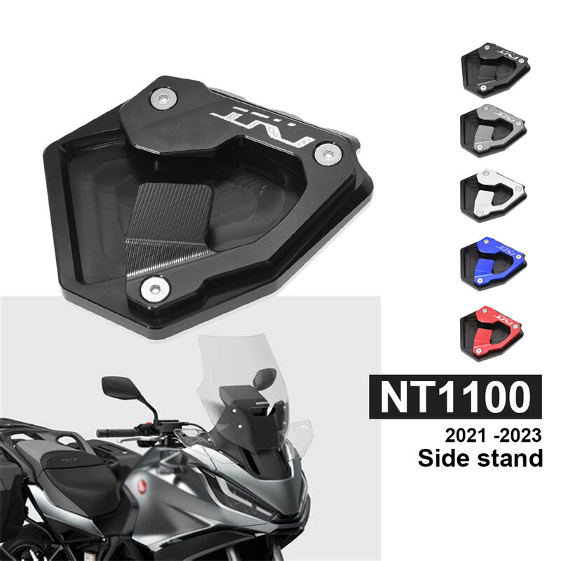Motorrad Ständer Verlängerung platte Fuß Seitenst änder Vergrößern Pad für Honda nt 1100 nt1100 nt1100 nt 1100 2021 2022 2023