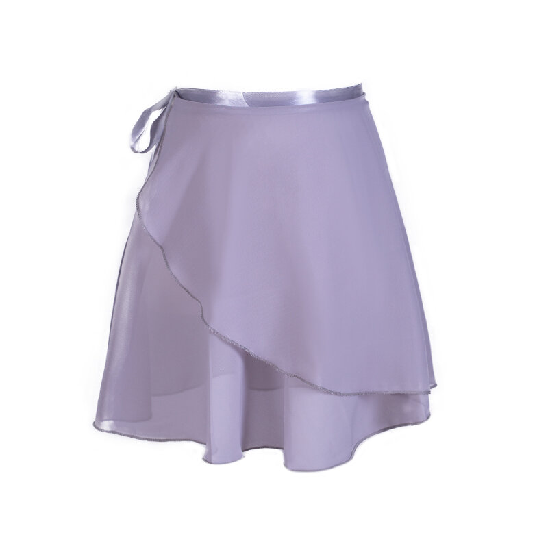 Falda de Ballet para mujer y niño, falda de gasa de Color sólido, estampado de flores fragmentadas, práctica, 9 colores
