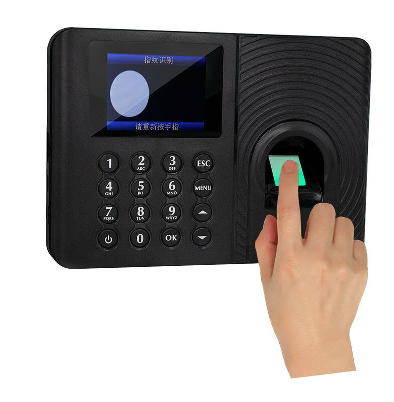 A3 Self-service Fingerprint Attendance Machine Chinese And English Free Software U Disk Download Support Multiple Languages