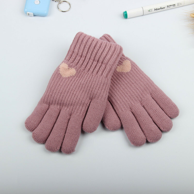 Модные женские перчатки, зимние вафельные утепленные плюшевые перчатки для сенсорного экрана, женские уличные теплые перчатки для вождения и велоспорта, новинка 2023