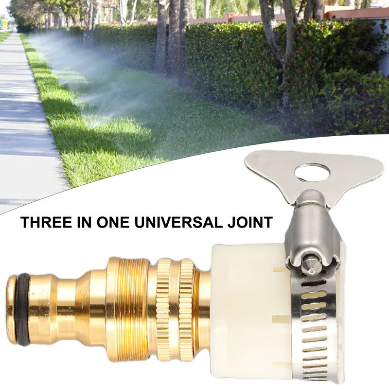 Adattatori per rubinetti per tubi universali da 15-23mm connettore per rubinetto per rubinetto tubo per acqua da giardino raccordo per tubi adattatore per rubinetto irrigazione attrezzi da giardino