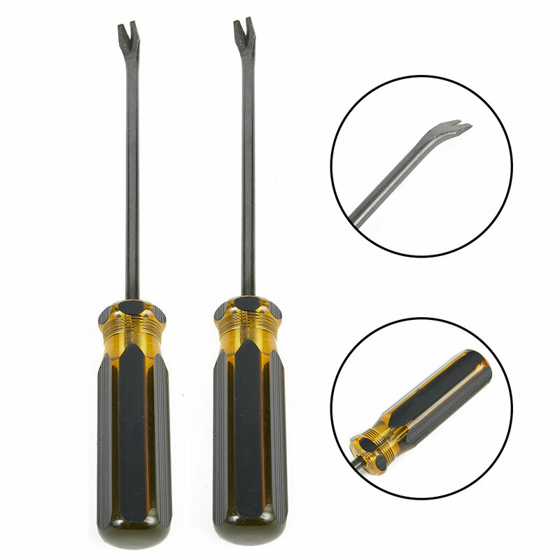 Staple Lifter Tack Nail Pin Remover Handle Upholstery Puller Pry Bar Hand Tools For Lifting Tacks Studs Nails Pins Staples Tool