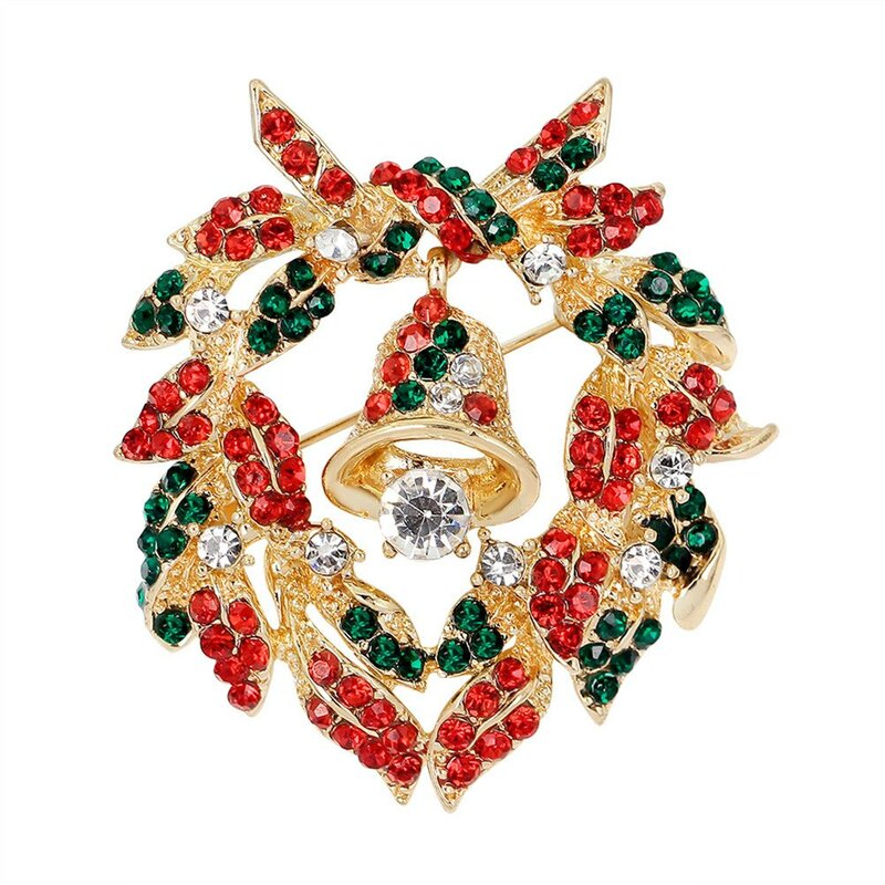 DIY liontin perhiasan Multi gaya Natal hiasan gantung bros pohon Natal Festival dekorasi perlengkapan