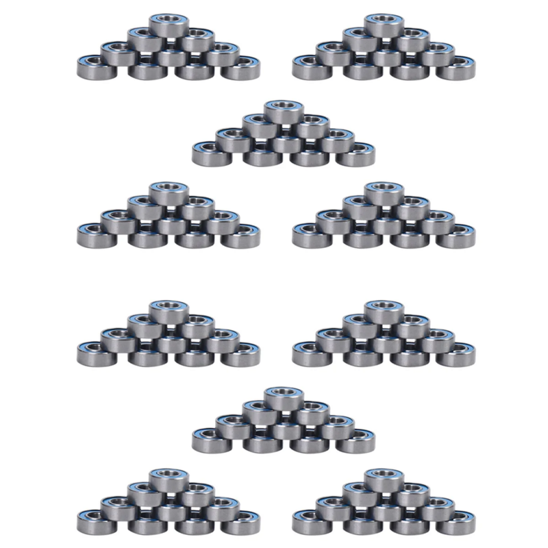 Rolamentos de esferas para Traxxas Slash, Rustler Stampede Wheel, MR115 2RS, 5x11x4mm, 100pcs