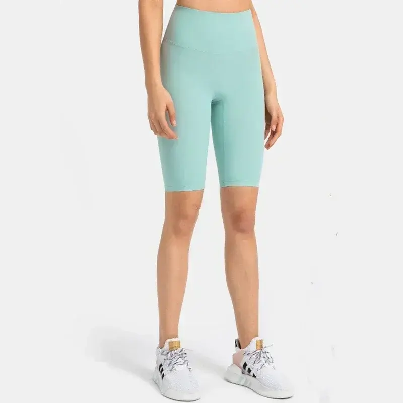 Lemon Align pantaloncini attillati a vita alta 10 "linea di non goffratura da donna Running Fitness pantaloni a 5 punti pantaloni da Yoga dimagranti a vita alta