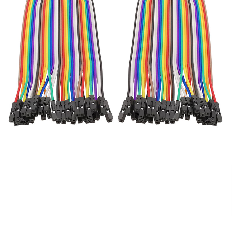 Breadboard Jumper Cable Wire, 40 pinos, macho para fêmea para fêmea, macho para fêmea, cabo de fita para arduino, DIY, 10 cm, 15 cm, 20 cm, 30cm
