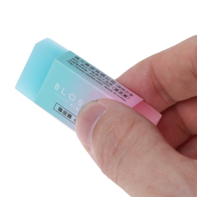 ioio Miękka, trwała, elastyczna kostka Śliczne kolorowe gumki do ołówków dla dzieci wieku szkolnym