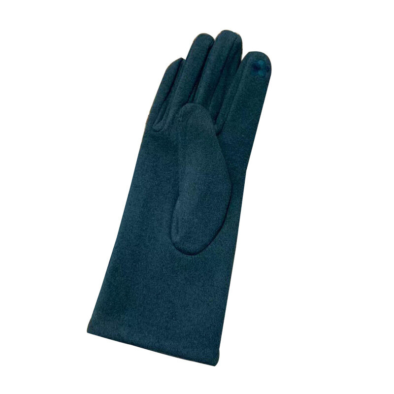Женские ветрозащитные перчатки с кристаллами, винтажные зимние перчатки с пальцами для сенсорного экрана, для езды на велосипеде и вождения, T41