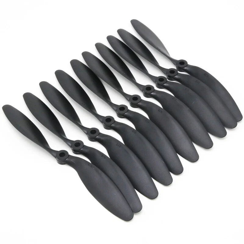 10pcs/lot 8060 Propellers Glass fiber & nylon Props for RC Airplane Quadcopter Perfect 8x6 RC Airplane Propellers Blades